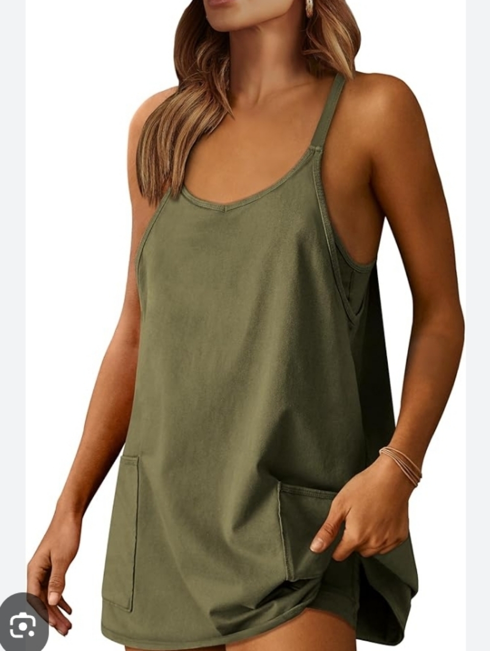 Arabess Lime Green Double Strap  Jumpsuit Romper XXL